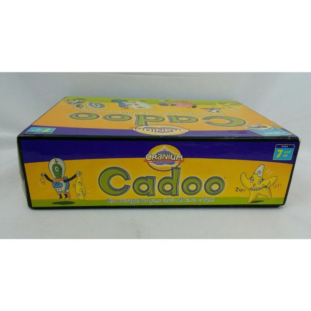 Cranium Cadoo Family Board Game Act Sculpt Decode Guess 2001 Baseman COMPLETE